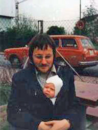 Gert-Peter Merk mit Sohn